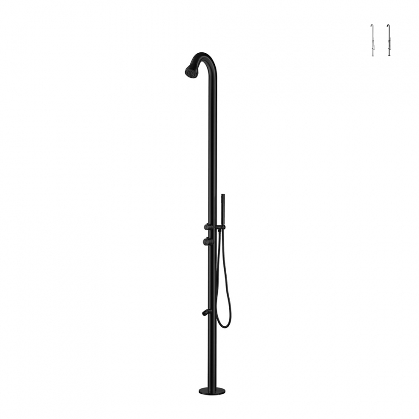 Gartendusche Innenbereich Edelstahl Design Fußbrause Bosa Eigenschaften