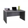 Schreibtisch Arbeitstisch Bürotisch aus Holz Grau Zementfarbe Design Pratico Angebot