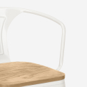 stock 20 stühle Lix-stil industriedesign bar küche steel wood arm light Katalog