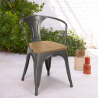 stock 20 stühle-stil industriedesign bar küche steel wood arm light Modell