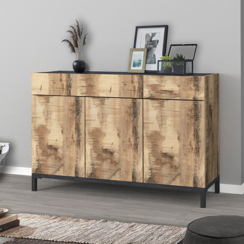 Wohnzimmereingang Schuhschrank 18 Paar Schuhe mit Schubladen Hals Wood Aktion