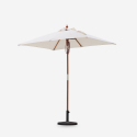 Sonnenschirm für Terrasse Garten zentrale Stange UV-Schutz 200x150cm Ormond Katalog