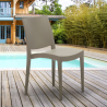 24er Set Trieste Grand Soleil Polypropylen Stühle für Restaurant Katalog