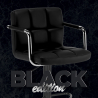 Las Vegas Black Edition Hoher drehbarer Barhocker verstellbar schwarz Design Angebot