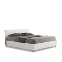 Doppelbett 160x190cm mit Stauraum, Holz, Weiß, Ankel Nod Angebot