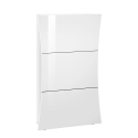 Moderne Design-Schuhschrank für den Eingangsbereich, 3 Türen, Platz für 18 Paar Schuhe, Modell Arco M Angebot