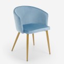 Moderner Samt Stuhl Küche Esszimmer Schlafzimmer goldene Beine Patogu Kauf