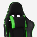 Gaming-Stuhl ergonomische Armlehnen verstellbare Kissen Adelaide Emerald Lagerbestand