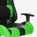 Gaming-Stuhl ergonomische Armlehnen verstellbare Kissen Adelaide Emerald Auswahl