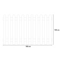 Holzzaun für Garten 180x100cm Zaun für Gemüsebeet Tiere Mini Angebot