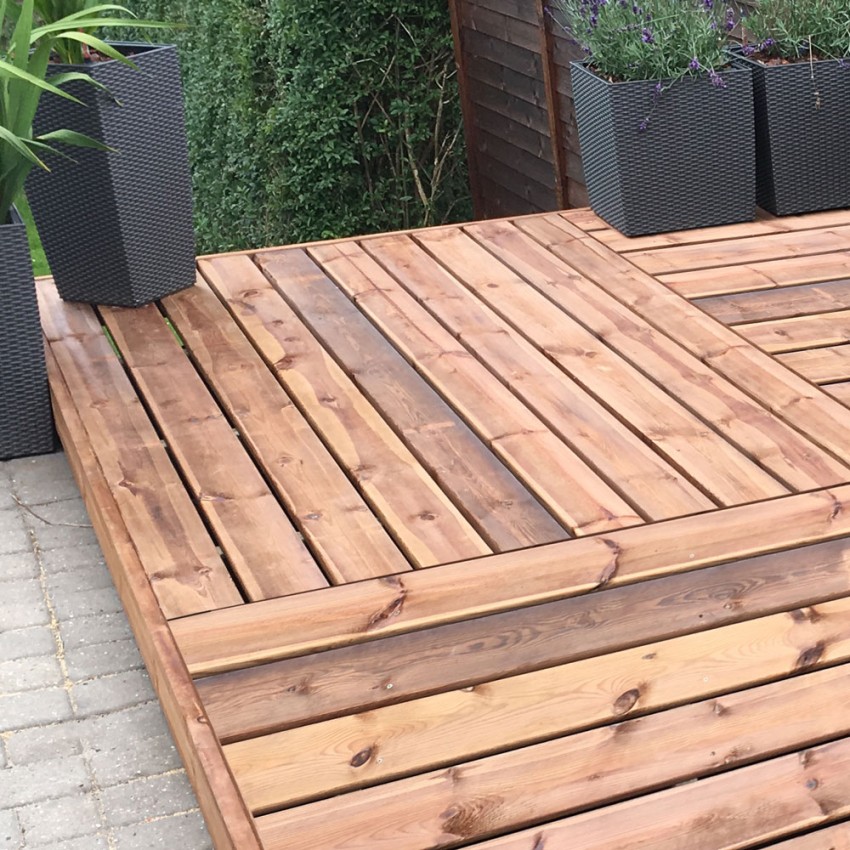Holzfliesen für den Außenbereich 100x100cm Garten- und Terrassenboden Kiwi Aktion Holzfliesen für den Außenbereich 100x100cm Garten- und Terrassenboden Kiwi Aktion