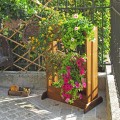Ortolegno Vertikaler Pflanzenkübel Balkon Garten 71x43x103cm Aktion