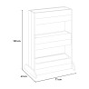 Ortolegno Vertikaler Pflanzenkübel Balkon Garten 71x43x103cm Angebot