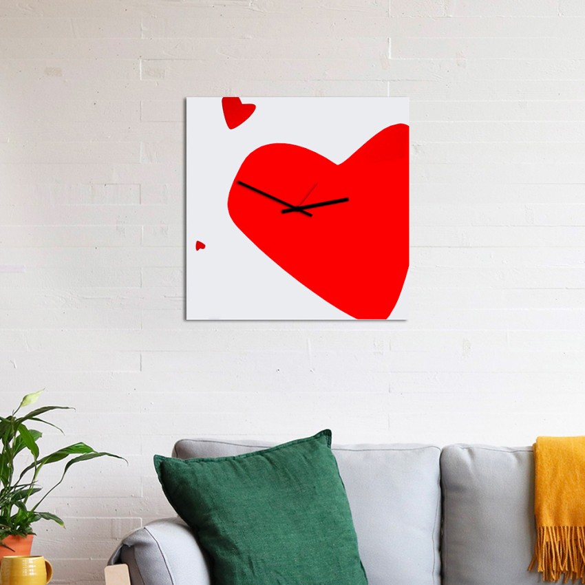 Moderne Wanduhr Herzdesign für Wohnzimmer und Küche AmOre Aktion Moderne Wanduhr Herzdesign für Wohnzimmer und Küche AmOre Aktion