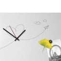 Wanduhr Magnetische Tafeluhr Büro Modernes Design Paper Plane Lagerbestand