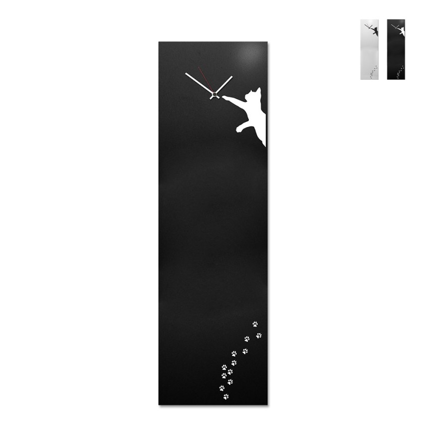 Wanduhr vertikal 30x100cm magnetisches Memoboard modernes Design Cat Aktion Wanduhr vertikal 30x100cm magnetisches Memoboard modernes Design Cat Aktion