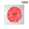 Quadratische Wanduhr modernes minimalistisches Design Tree of Life 