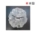 Quadratische Wanduhr modernes minimalistisches Design Tree of Life Aktion