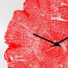 Quadratische Wanduhr modernes minimalistisches Design Tree of Life 