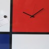 Moderner Wanduhr mit Magnettafel-Design Mondrian Big Rabatte