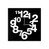 Moderne Wanduhr 50x50cm mit großen Zahlen Numbers Circle Angebot