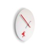 Moderne runde Wanduhr Herz Liebe Cupido Sales