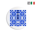 Moderner runder Wanduhr Design, bunt Azulejo D Verkauf