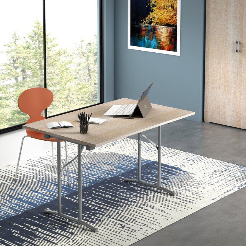Multifunktionaler Esstisch, klappbare Beine, 125x80 cm, Catering Butterfly Aktion Multifunktionaler Esstisch, klappbare Beine, 125x80 cm, Catering Butterfly Aktion