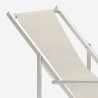Sea Strandliegestuhl mit klappbaren Armlehnen aus Aluminium Riccione Gold Lux Katalog