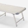 Strandliege Liegestuhl Sonnenliege aus Aluminium Gabicce Gold 