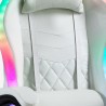 Weißer Gaming-Stuhl LED-Massage Liegestuhl ergonomischer Stuhl Pixy Plus Kauf