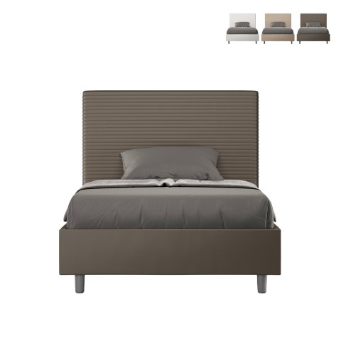 Französisches Bett mit Bettkasten 140x200 Kunstleder Focus F Aktion