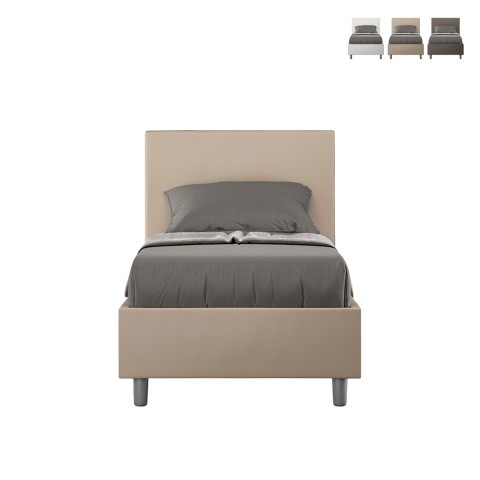 Einzelbett mit Stauraum 80x190 cm, modernes Design, Kinderzimmer, Adele S Aktion