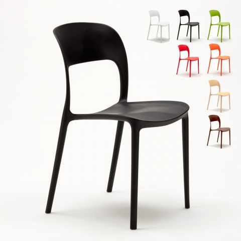 Stühle Polypropylen Küche Esstish Esszimmer Garten Restaurant Design