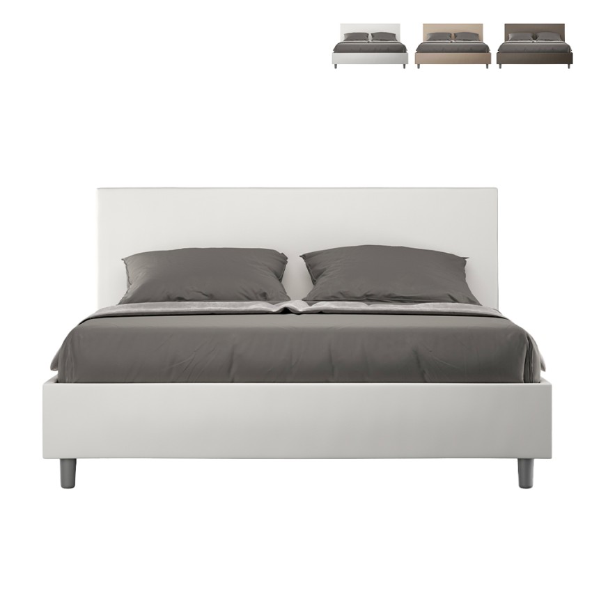 Doppelbett 160x200 mit Bettkasten modern Kunstleder Adele M1 Katalog Doppelbett 160x200 mit Bettkasten modern Kunstleder Adele M1 Katalog