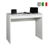 Design rechteckiger Schreibtisch 100x40cm mit weißer Schublade für Büro und Arbeitszimmer Sidus Verkauf