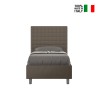 Einzelbett Kinder mit Stauraum 80x190 modern Kunstleder Sunny S Auswahl