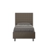Einzelbett Kinder mit Stauraum 80x190 modern Kunstleder Sunny S Modell