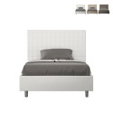 Französisches Doppelbett 140x200 mit Stauraum, modernes Design Sunny F Aktion